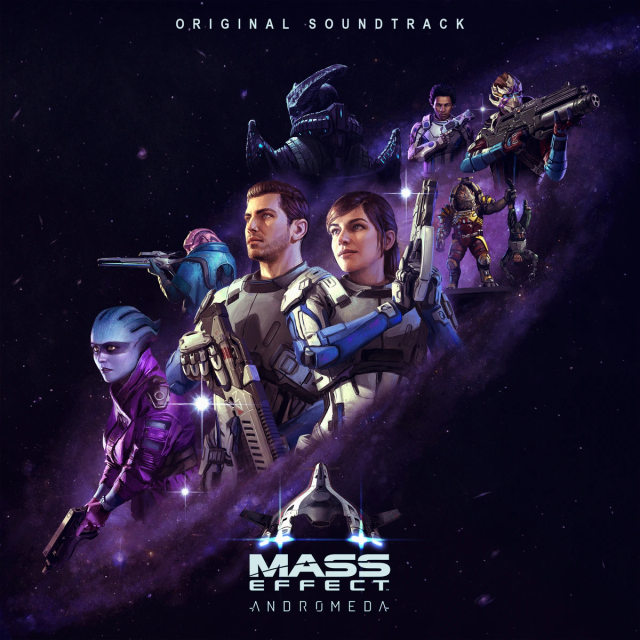 Виниловая пластинка Mass Effect Andromeda — Purple Splatter 3LP — обложка