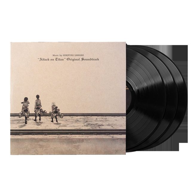 Виниловая пластинка Attack on Titan Season 1 (Original Soundtrack) - Hiroyuki Sawano (3xLP Vinyl Record) — обложка