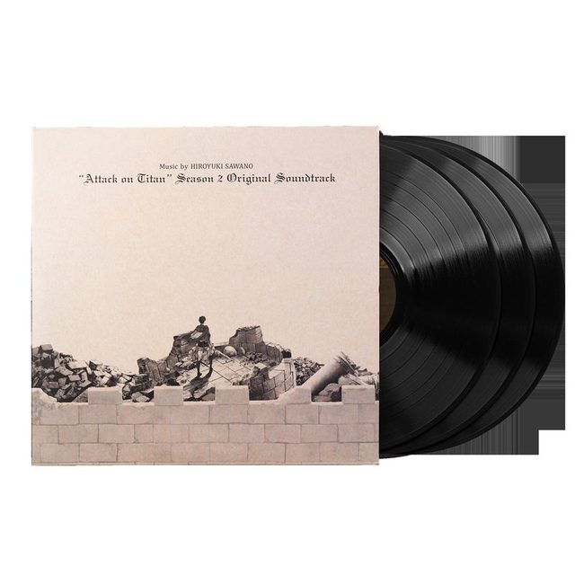 Виниловая пластинка Attack on Titan Season 2 (Original Soundtrack) - Hiroyuki Sawano (3xLP Vinyl Record) — обложка