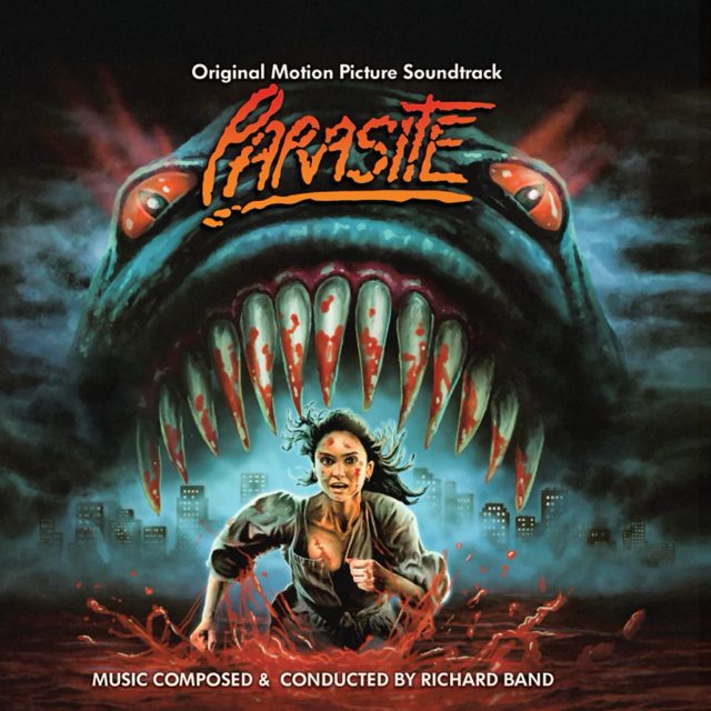 Виниловая пластинка Parasite (1982) — Original Motion Picture Soundtrack — Pinwheel Splatter Vinyl — обложка