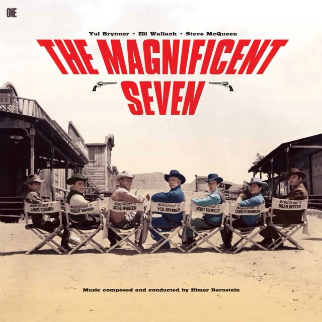 Виниловая пластинка The Magnificent Seven — Original Soundtrack — Black Vinyl — обложка