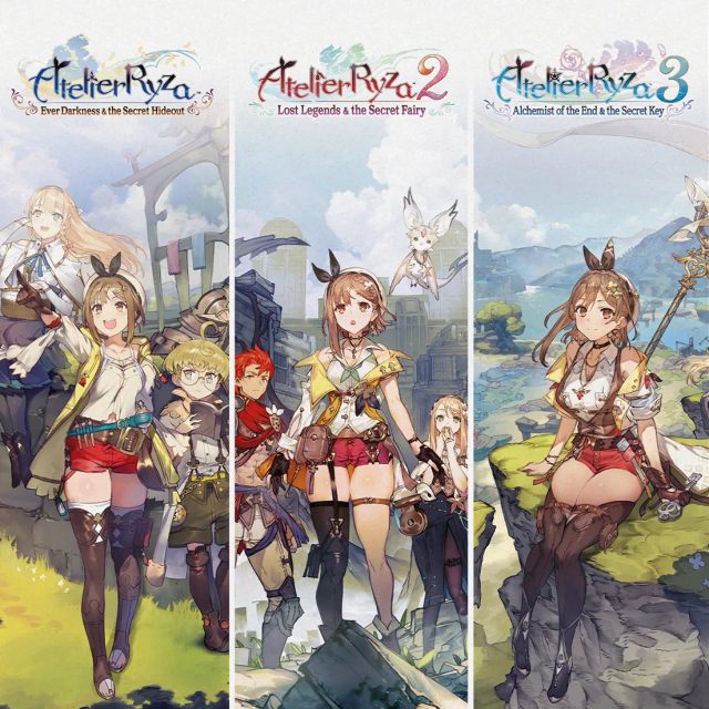 Виниловая пластинка Atelier Ryza: Original Soundtrack Trilogy — Yellow/Red/Blue Vinyl — обложка