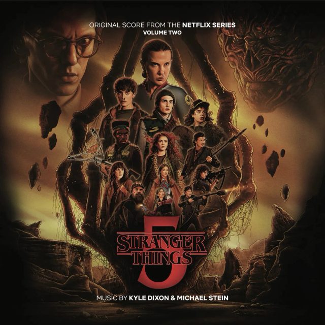 Виниловая пластинка Stranger Things 5 — Original Score, Volume Two — Silver Vinyl — обложка