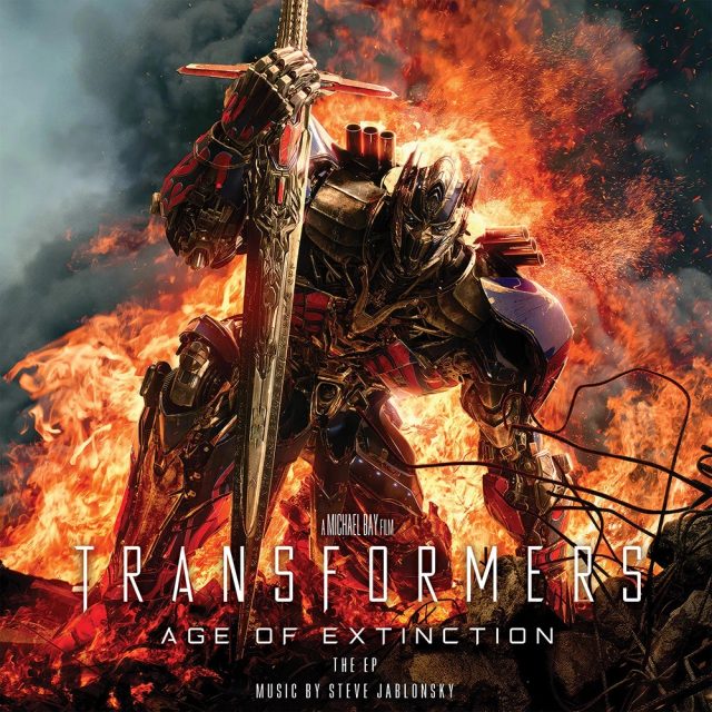Виниловая пластинка Transformers: Age Of Extinction — Tri-Color Striped Vinyl — обложка