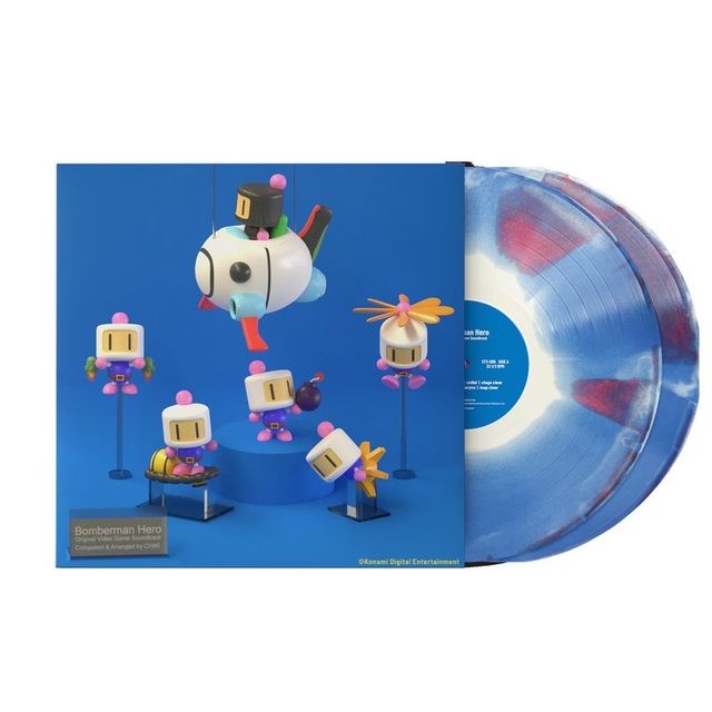 Виниловая пластинка Bomberman Hero (Original Soundtrack) - Jun Chikuma (2xLP Vinyl Record) - Limited Edition — обложка