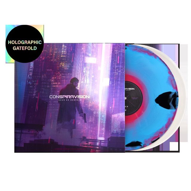 Виниловая пластинка Conspiravision: Deus Ex Remixed - Alexander Brandon & Michiel van den Bos (2xLP Vinyl Record) — обложка