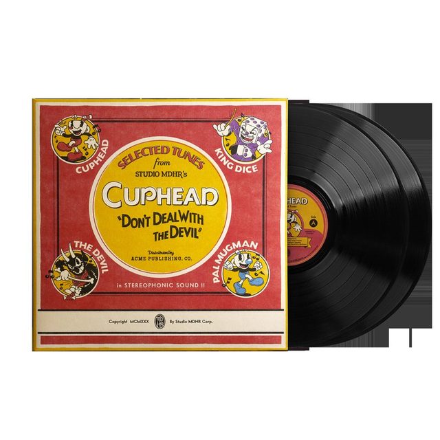 Виниловая пластинка Cuphead: Don't Deal With the Devil: Selected Tunes From Studio MDHR's Cuphead (2xLP Vinyl Record) — обложка
