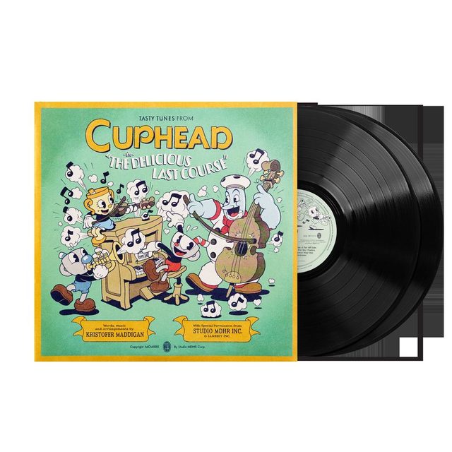 Виниловая пластинка Cuphead: The Delicious Last Course: Tasty Tunes From Studio MDHR's Cuphead - Kristofer Maddigan (2xLP Vinyl Record) — обложка