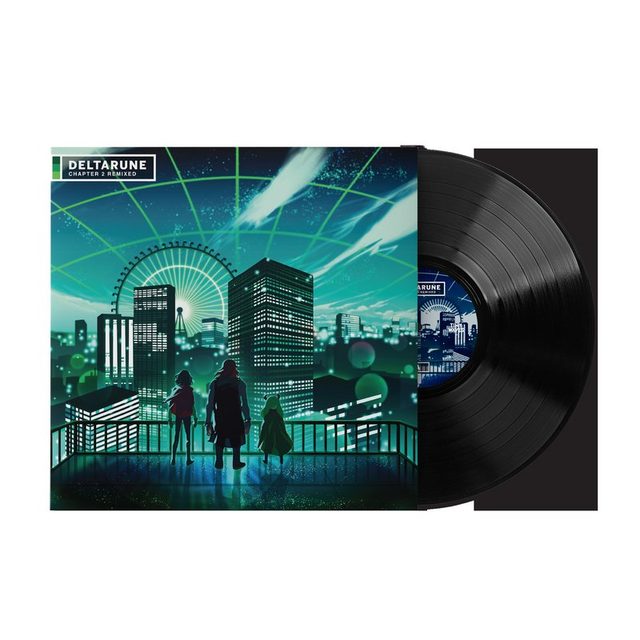 Виниловая пластинка DELTARUNE Chapter 2 Remixed - Firaga & Tiny Waves (1xLP Vinyl Record) — обложка