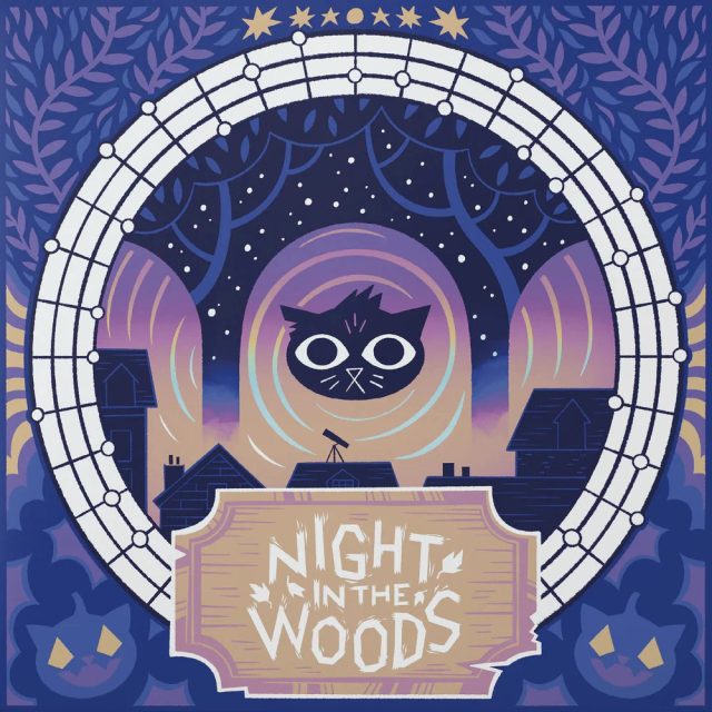 Виниловая пластинка Night in the Woods — Soundtrack Selections, Glow-in-the-Dark 2LP — обложка