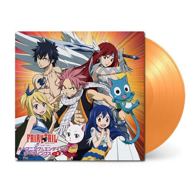 Виниловая пластинка Fairy Tail Opening & Ending Songs Vol. 2 — обложка