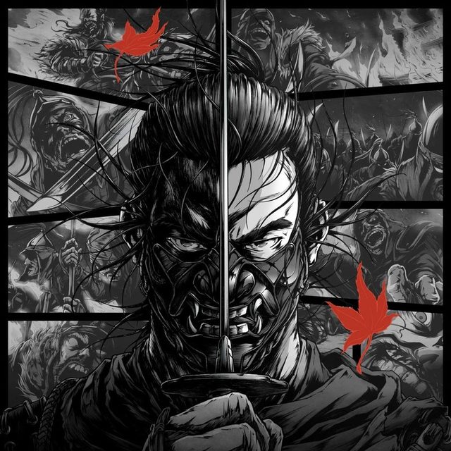Виниловая пластинка Ghost of Tsushima (Music from the Video Game) - (3xLP Vinyl Record) [White LITA Variant] — обложка