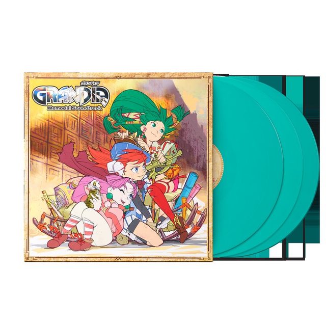 Виниловая пластинка Grandia Memorial Soundtrack - Noriyuki Iwadare (3xLP Vinyl Record) — обложка
