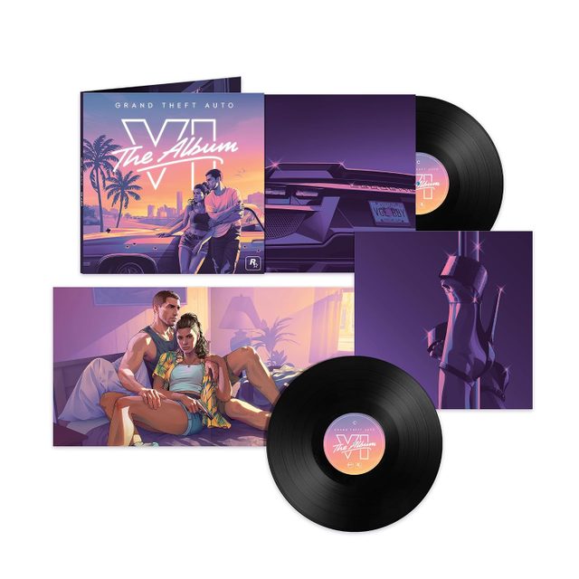 Виниловая пластинка Grand Theft Auto VI: The Album — Black Vinyl 2LP — обложка