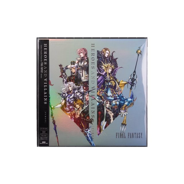 Виниловая пластинка Heroes and Villains - Select Tracks from the Final Fantasy Series - SET (4xLP Vinyl Record) — обложка