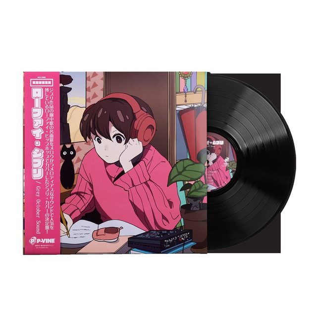 Виниловая пластинка LoFi Ghibli - Grey October Sound (1xLP Vinyl Record) — обложка
