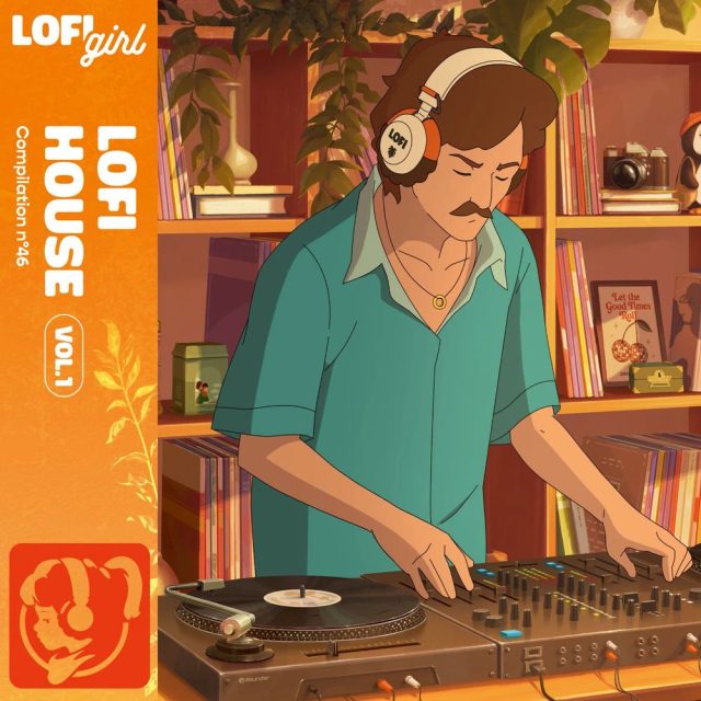 Виниловая пластинка Lofi Girl — Lofi House Vol. 1, Orange Splatter 2LP — обложка