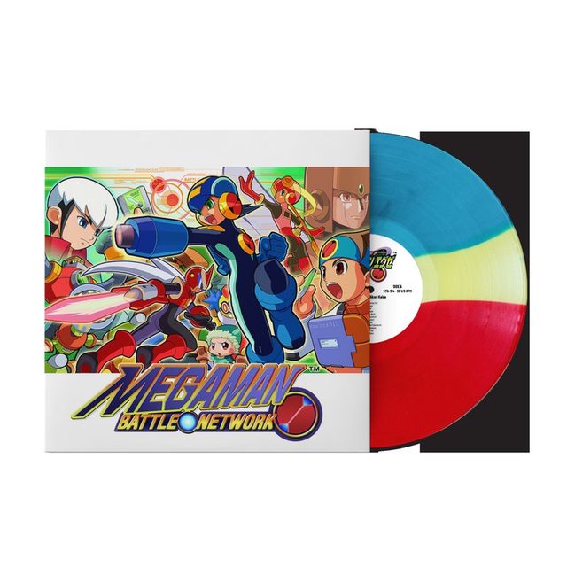 Виниловая пластинка Mega Man Battle Network (Original Video Game Soundtrack) - Akari Kaida (1xLP Vinyl Record) [Tricolor Variant] — обложка