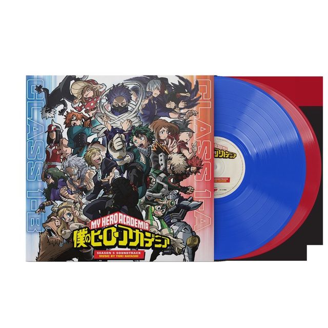 Виниловая пластинка My Hero Academia: Season 5 (Original Series Soundtrack) - Yuki Hayashi (2xLP Vinyl Record) — обложка