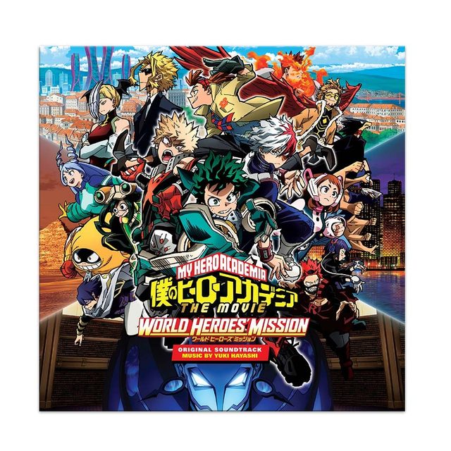 Виниловая пластинка My Hero Academia: World Heroes’ Mission — 2LP Black — обложка