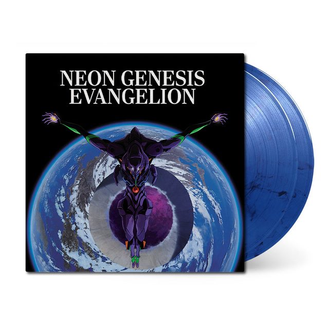 Виниловая пластинка Neon Genesis Evangelion — Blue/Black Marbled 2xLP — обложка