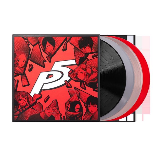 Виниловая пластинка Persona 5 Soundtrack (Essential Edition) - Atlus Sound Team (4xLP Vinyl Record) — обложка