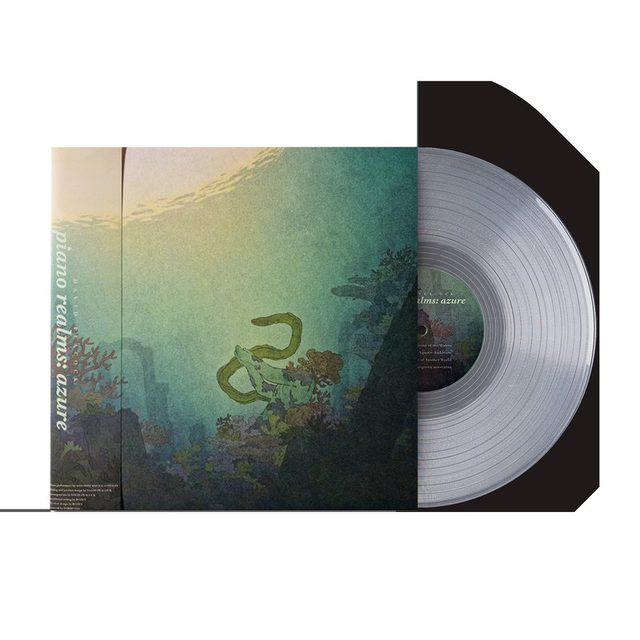 Виниловая пластинка piano realms: azure - David Peacock & Augustine Mayuga Gonzales (1xLP Vinyl Record) [Clear Shores Variant] — обложка