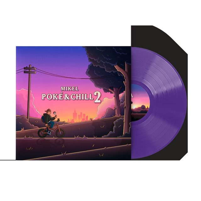 Виниловая пластинка Poké & Chill 2 - Mikel (1xLP Vinyl Record - Exclusive Deep Purple Variant) — обложка