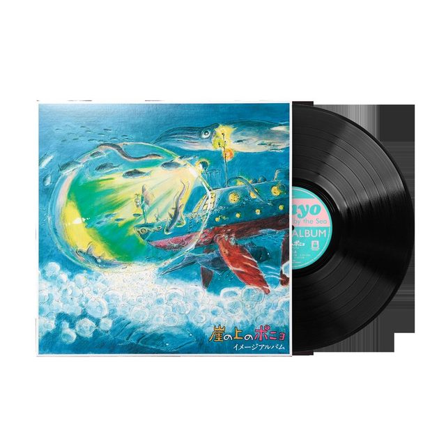 Виниловая пластинка Ponyo On The Cliff By The Sea: Image Album - Joe Hisaishi (1xLP Vinyl Record) — обложка