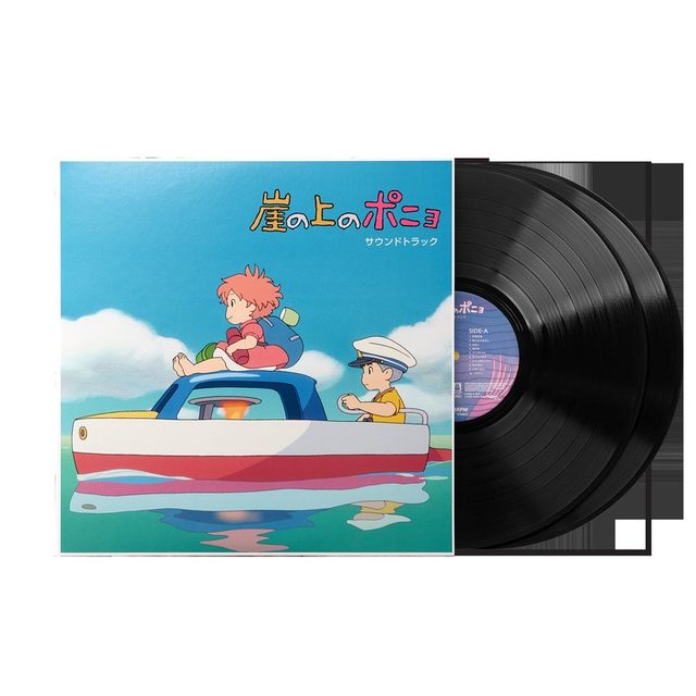 Виниловая пластинка Ponyo On The Cliff By The Sea: Soundtrack - Joe Hisaishi (2xLP Vinyl Record) — обложка