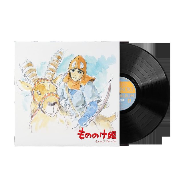 Виниловая пластинка Princess Mononoke: Image Album - Joe Hisaishi (1xLP Vinyl Record) — обложка