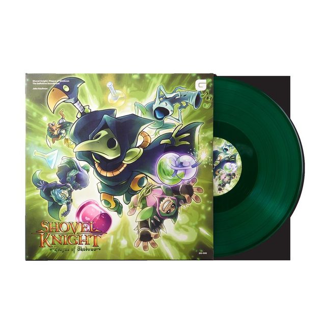 Виниловая пластинка Shovel Knight: Plague of Shadows - The Definitive Soundtrack - Jake Kaufman & Manami Matsumae (1xLP Vinyl Record) — обложка