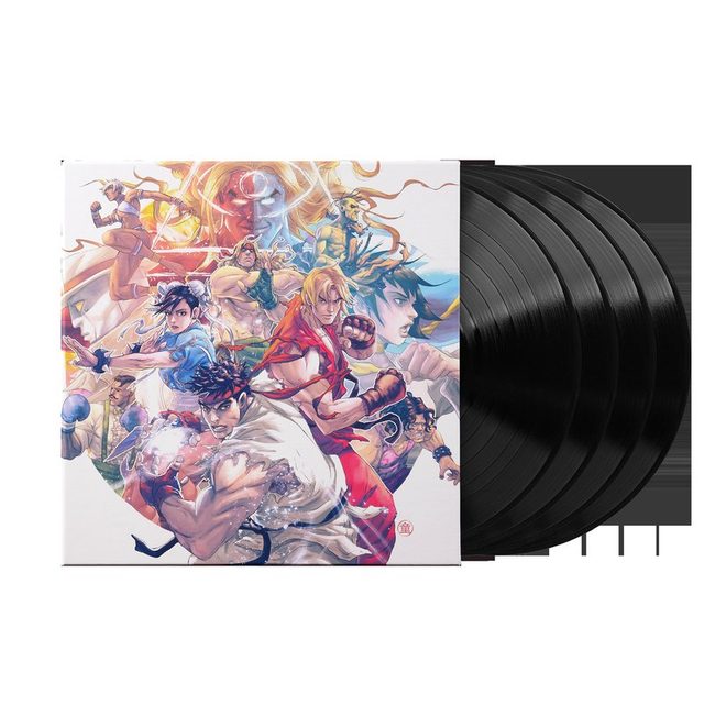 Виниловая пластинка Street Fighter III: The Collection - Hideki Okugawa & Yuki Iwai (4xLP Vinyl Box Set) — обложка