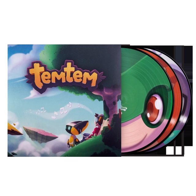 Виниловая пластинка Temtem (Original Soundtrack) - Damian Sanchez (3xLP Vinyl Record) — обложка