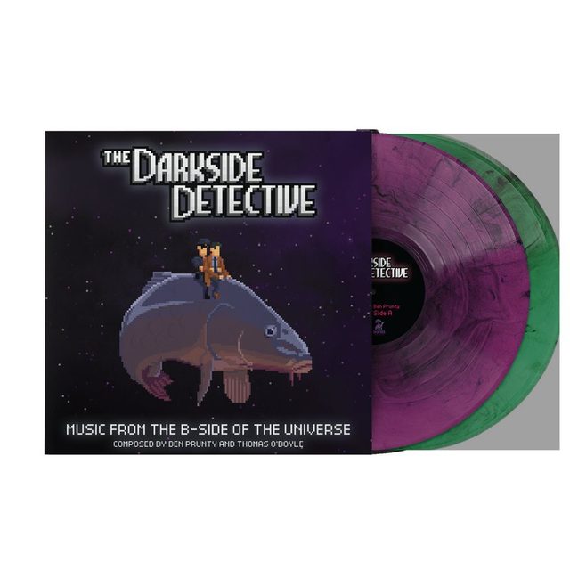 Виниловая пластинка The Darkside Detective 1+2 Soundtrack Selections (2xLP Vinyl Record) — обложка
