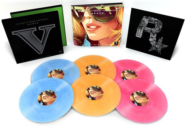 Виниловая пластинка Grand Theft Auto V — 6×LP Box Set [Limited Edition Coloured Vinyl] — обложка