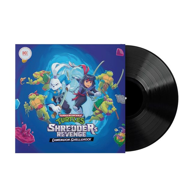 Виниловая пластинка Teenage Mutant Ninja Turtles: Shredder’s Revenge - Dimension Shellshock (Original Soundtrack) - Tee Lopes (1xLP Vinyl Record) — обложка
