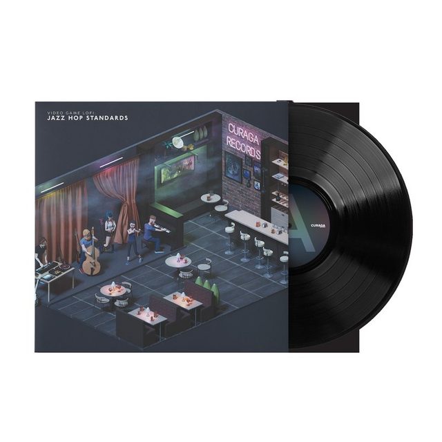 Виниловая пластинка Video Game LoFi: Jazz Hop Standards, Vol. 1 - Save Point & Patrick McBride (1xLP Vinyl Record) — обложка