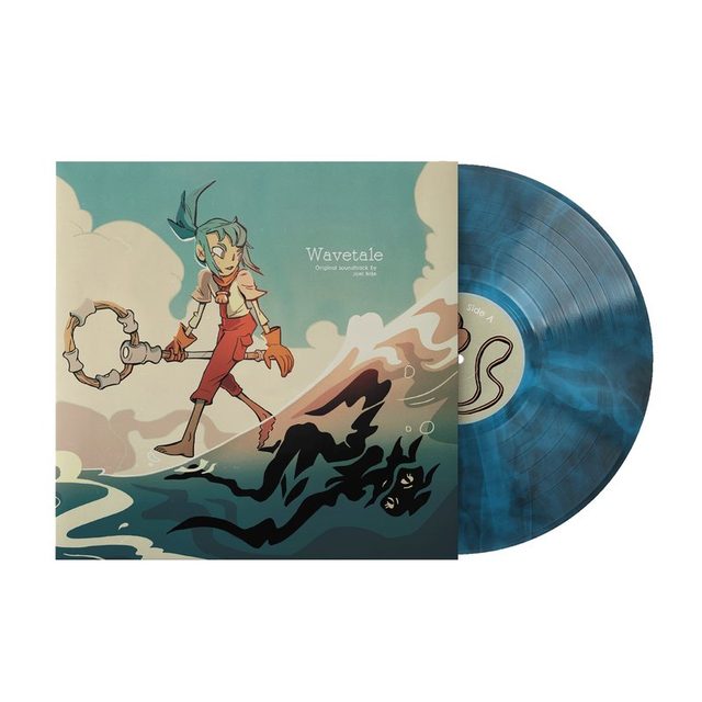 Виниловая пластинка Wavetale (Original Game Soundtrack) - Joel Bille (1xLP Vinyl Record) - Deep Ocean Blue — обложка
