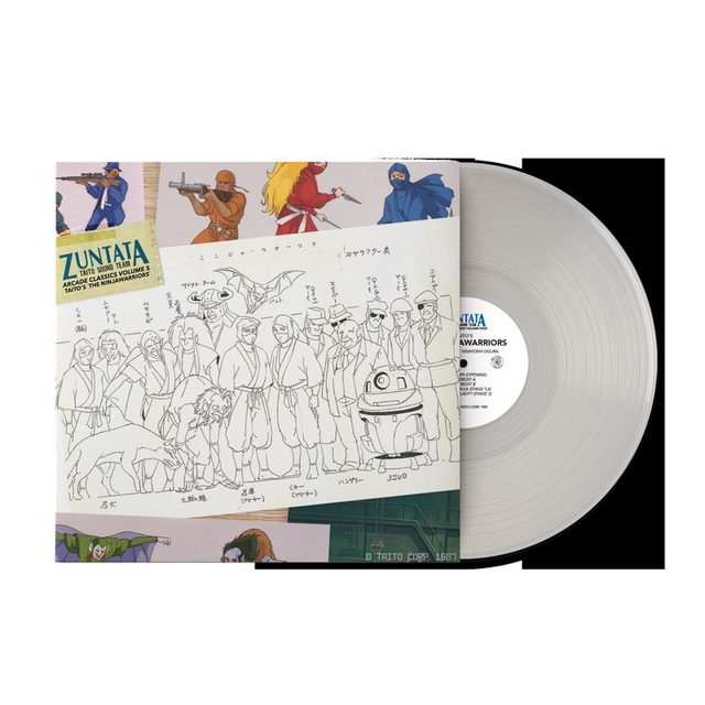 Виниловая пластинка Zuntata Arcade Classics Volume 5: Taito's The Ninjawarriors (Original Video Game Soundtrack) - Hisayoshi Ogura (1xLP Vinyl Record) [Clear Variant] — обложка