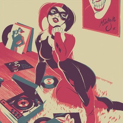 Виниловая пластинка Batman: The Animated Series 7-Inch (Harley Quinn) — обложка