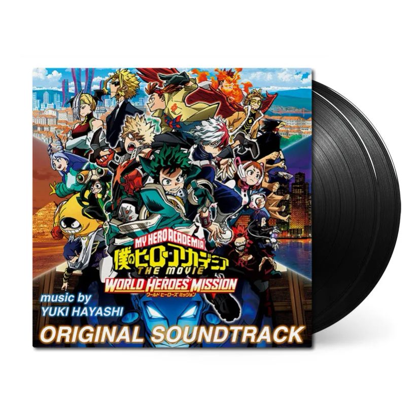 Виниловая пластинка My Hero Academia: World Heroes’ Mission (Original Soundtrack) — обложка