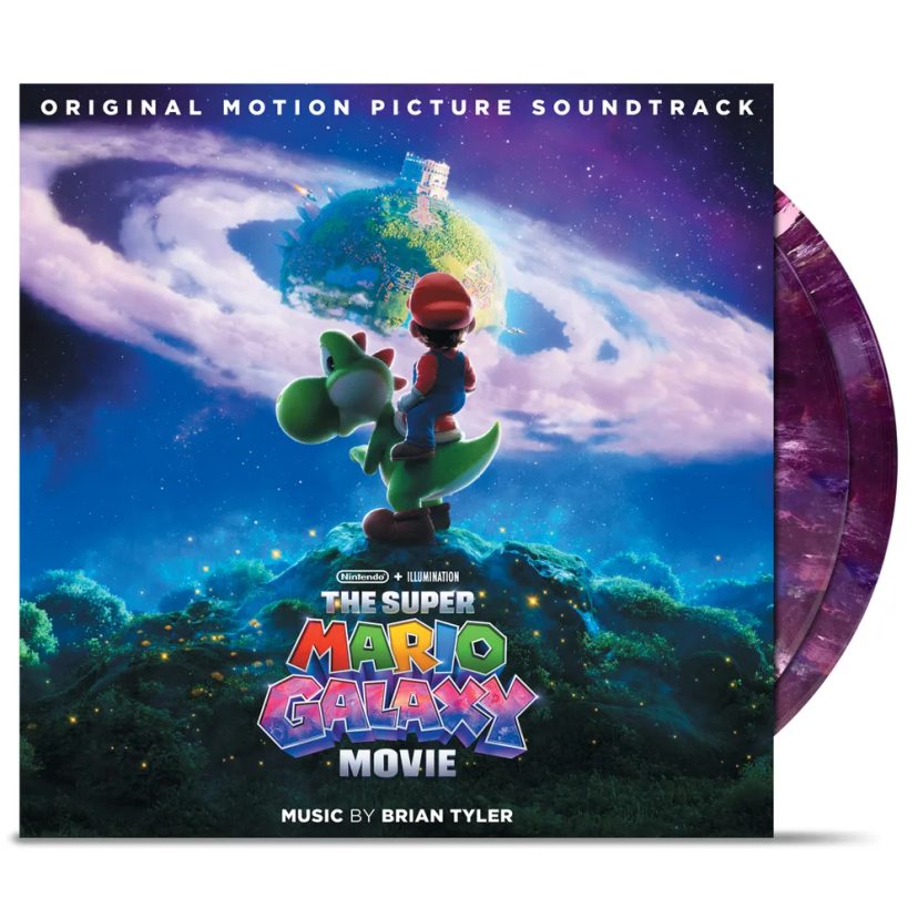 Виниловая пластинка The Super Mario Galaxy Movie 2xLP Vinyl Soundtrack — обложка