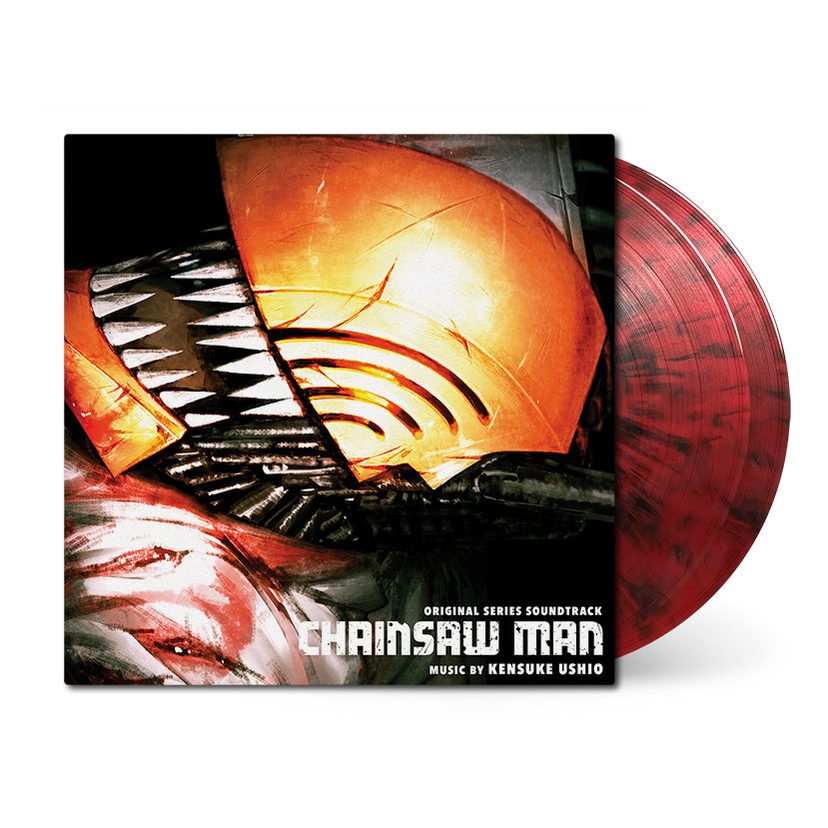 Виниловая пластинка Chainsaw Man — Original Soundtrack, Red/Black Splatter 2xLP — обложка