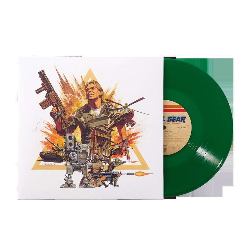 Виниловая пластинка Metal Gear (Original MSX2 Soundtrack) - Konami Kukeiha Club (10" Vinyl Record [Transparent Green Pressing]) — обложка
