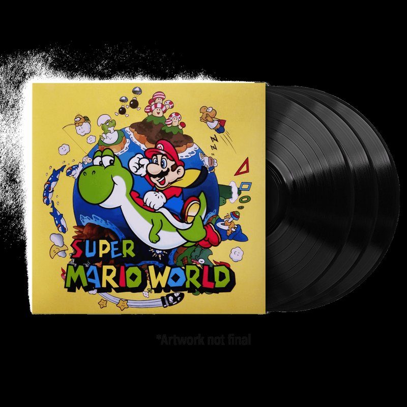 Виниловая пластинка SUPER MARIO WORLD (Original Soundtrack) (3xLP Vinyl Record) — обложка