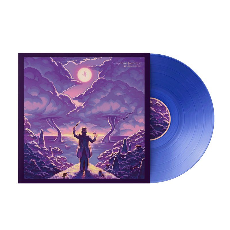 Виниловая пластинка Symphonic Journeys: Pokémon Red & Blue (1xLP Vinyl Record - Exclusive Blue Variant) — обложка