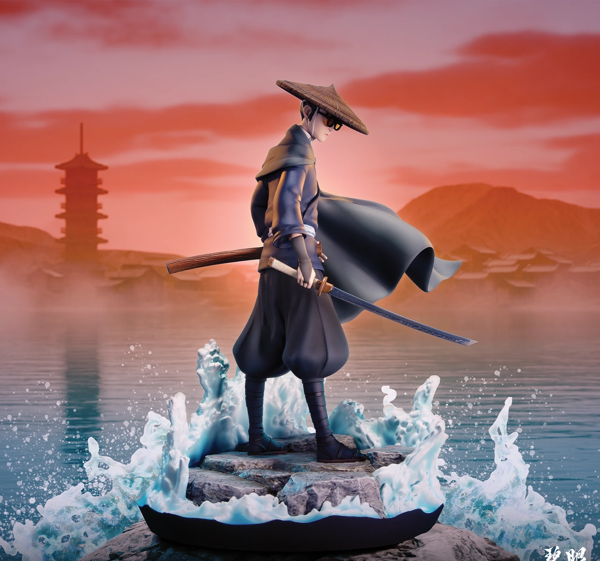Blue Eye Samurai: Mizu Statue