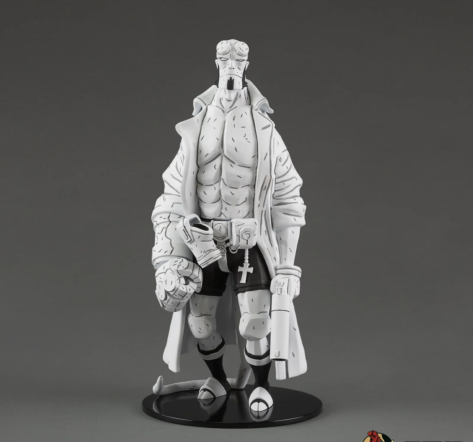 Hellboy 30th Anniversary Deluxe Vinyl Figure (Black and White Variant)