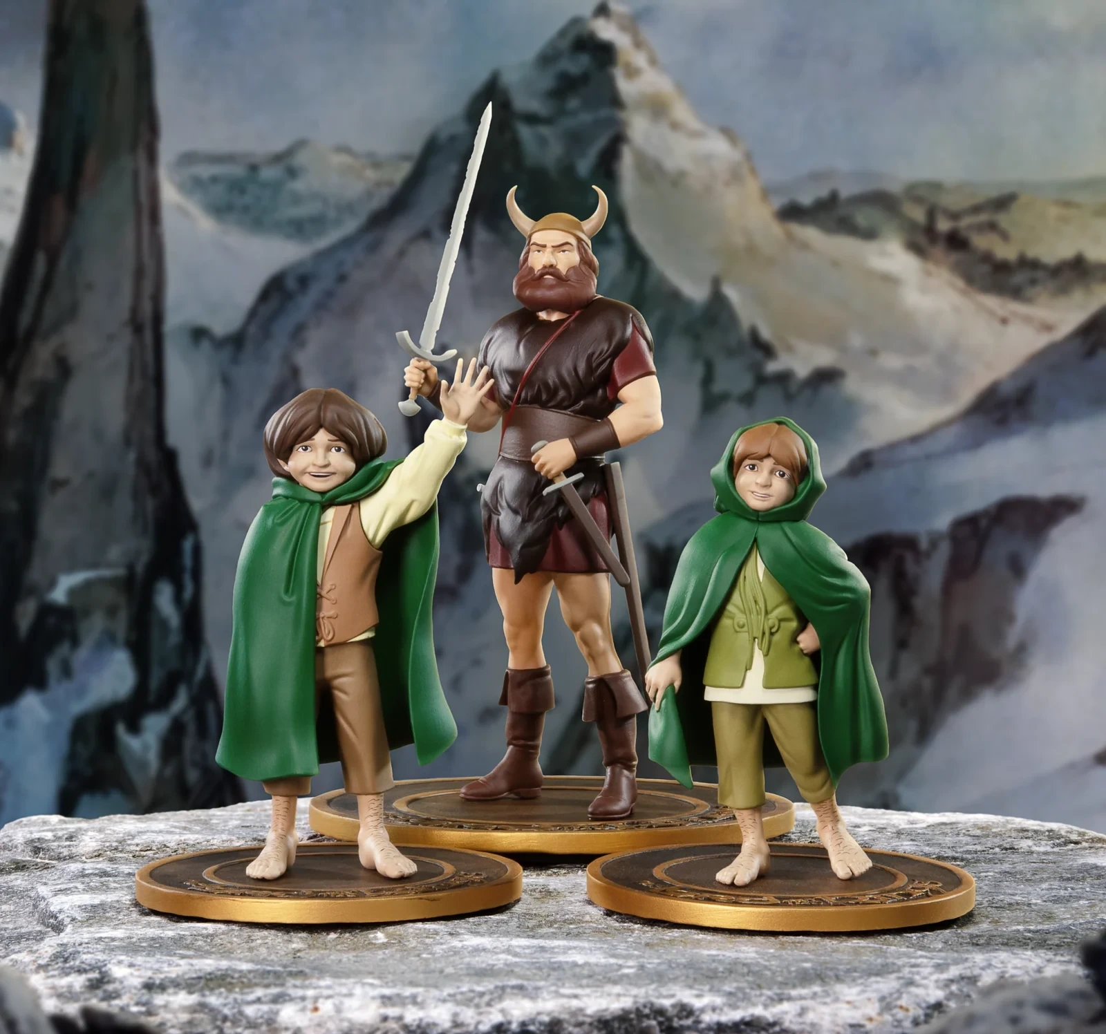 The Lord of the Rings Animated — Merry, Boromir & Pippin Set